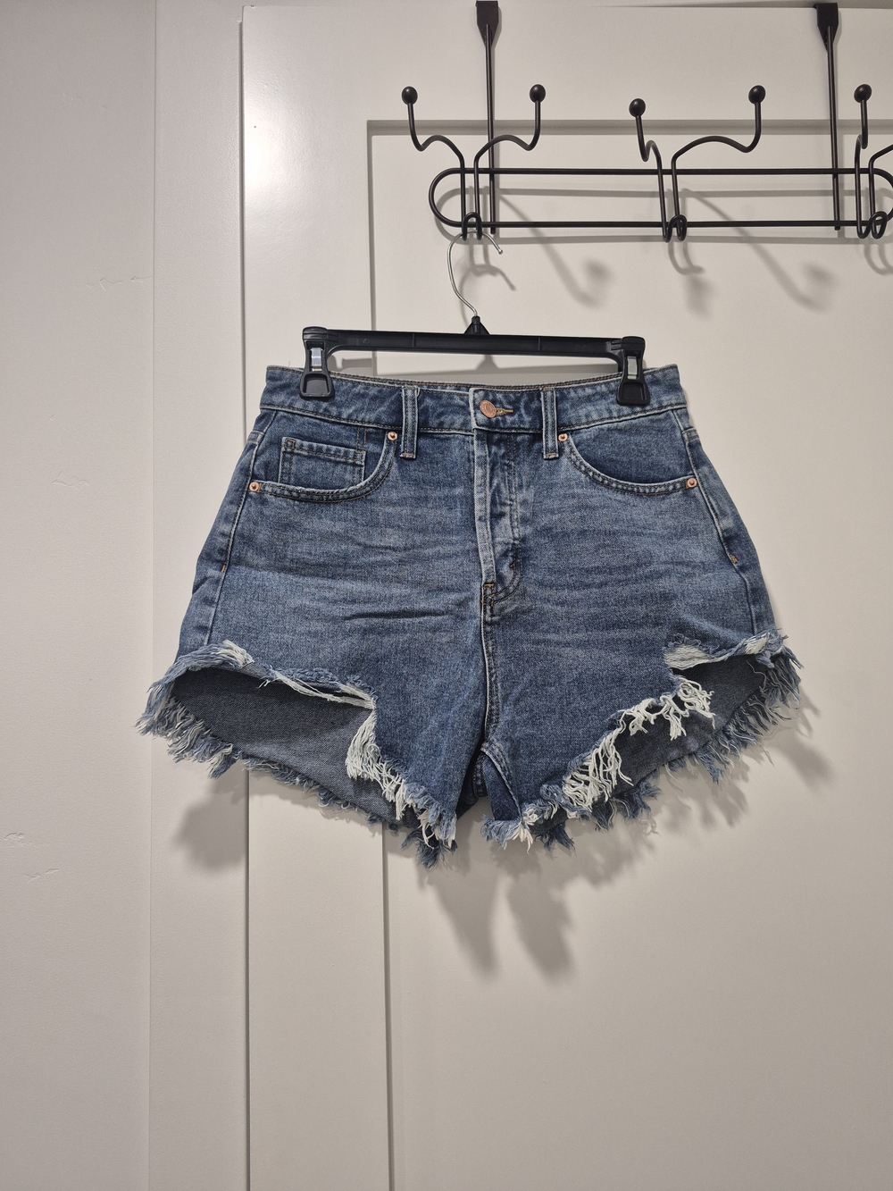 Wild Fable Target Denim Blue Jean Cut Off Ripped Shorts Women's 4